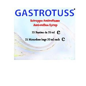 GASTROTUSS SCIROPPO ANTIREFLUSSO 25 BUSTINE MONODOSE 20 ML