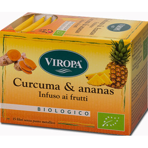 VIROPA CURCUMA & ANANAS INFUSO BIOLOGICO 15 BUSTINE 2,5 G