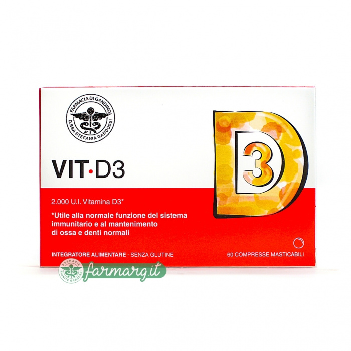 Vitamina D3 60 Compresse Farmacisti Preparatori