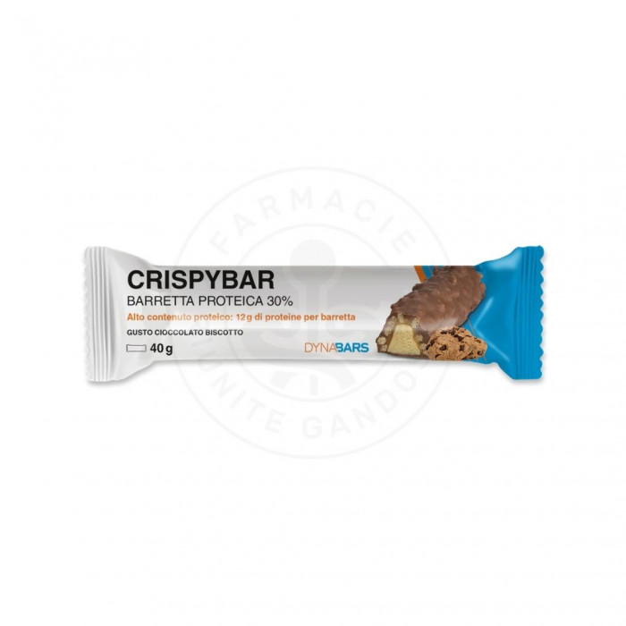 Crispybar Dynabars Barretta Proteica Gusto Biscotto Biscotto 40 G