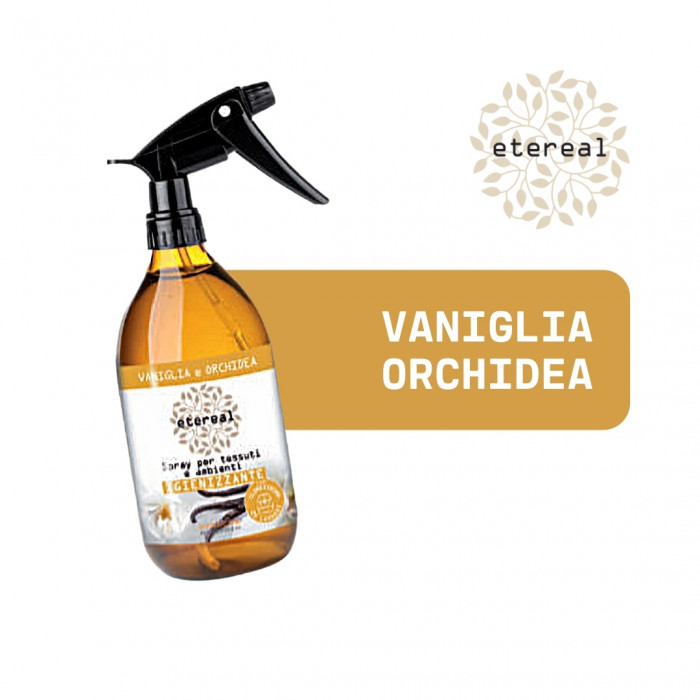 Etereal Spray Igienizzante Tessuti Vaniglia e Orchidea