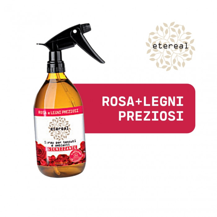 Etereal Spray Igienizzante Tessuti Rosa e Legni Preziosi