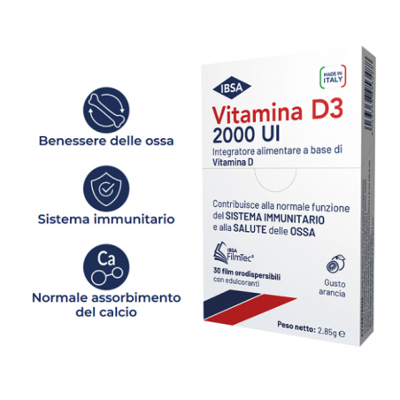 Vitamina D3 IBSA 2000 UI