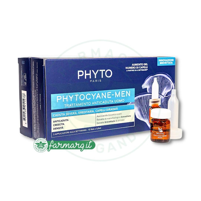 Phytocyane Fiale Uomo Anticaduta Severa 12 Fiale da 3,5ml