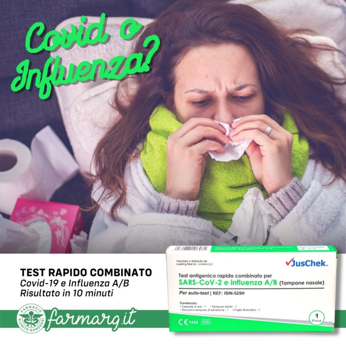 Tampone rapido Covid-19 Influenza