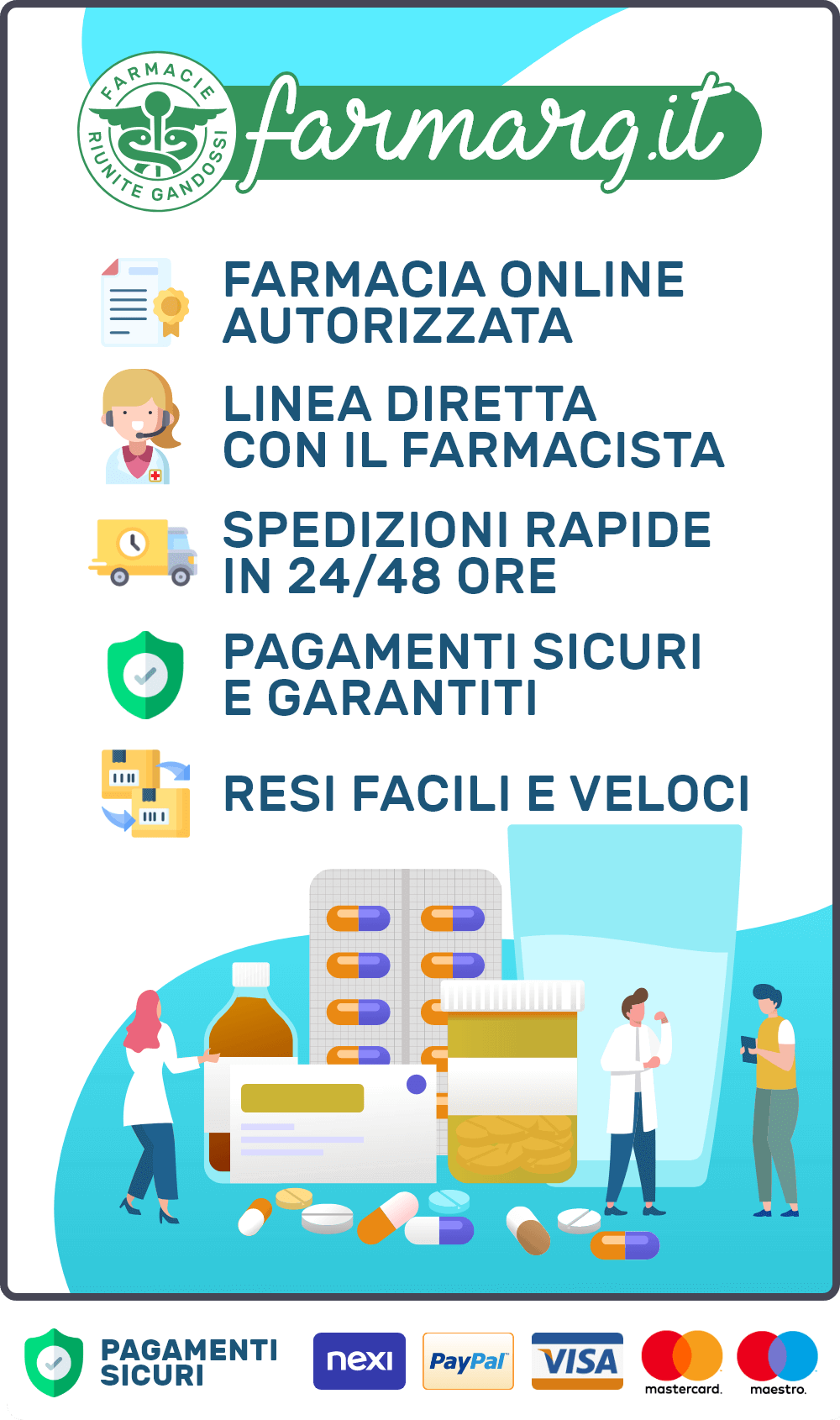 Acquisti sicuri farmacia online spedizioni in tutta Italia